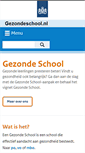 Mobile Screenshot of gezondeschool.nl